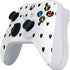 White and Black Hearts Xbox Series S Controller Skin